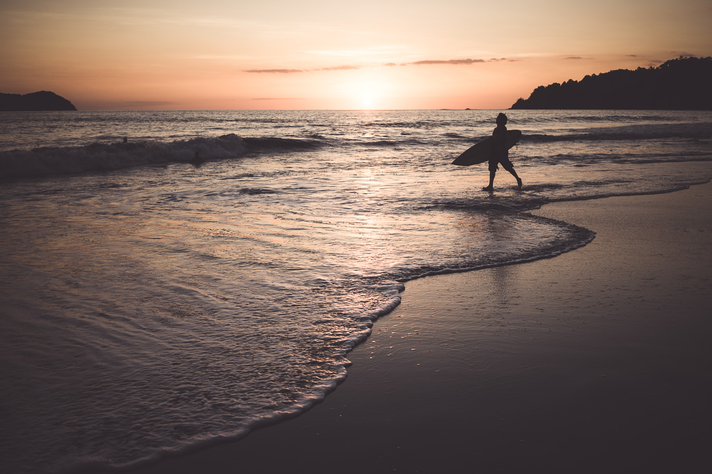 Shot of the Week Sunset Surfer (Playa Espadilla, Manuel Antonio, Costa